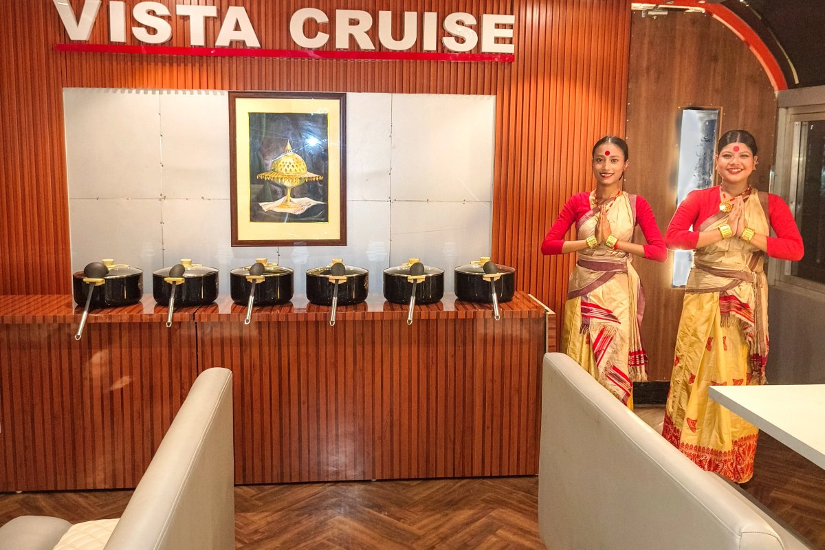 Vista Cruise vessel on the Dinner Cruise, Guwahati